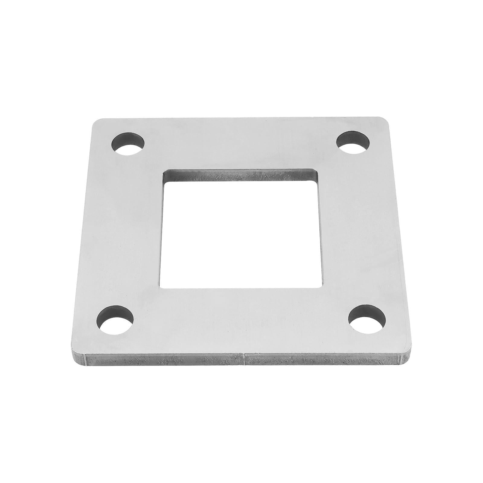 VGOL 304 Stainless Steel Square Pipe Column 100x100mm for 50x50mm Handrail Bracket Cantilever Support Bottom Plate