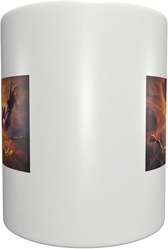 Miniatura 3 de Saint Seiya Mug Classic 11oz Blanco Eco Friendly Patrón de cerámica Taza de café personalizada Taza de té