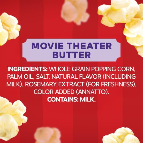 Orville Redenbacher's Popcorn, Movie Theater Butter Flavor, 3 oz., 6-ct - image 6