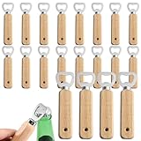 20 Pezzi Apribottiglie in Legno TOATELU: Manico Inciso per Casa, Pub...