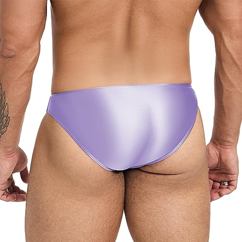 Oceanus series men's solid color ultra-low waist sexy sports comfortable briefs（521）4