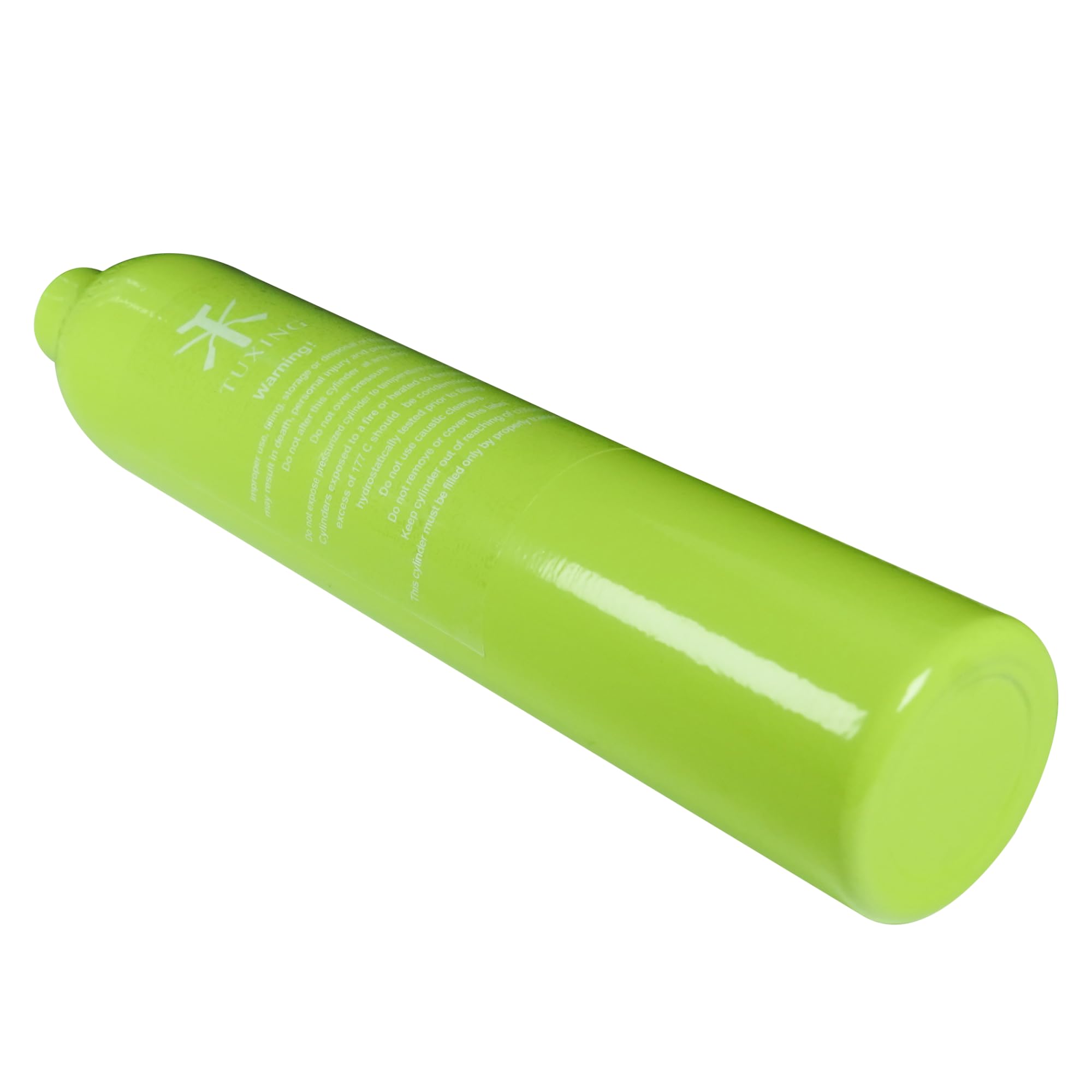 TUXING Mini tanque de buceo, cilindro de oxígeno de 0.5 L, tanque de buceo, equipo de buceo, respirador, accesorios de buceo para entrenamiento de respiración subacuática (verde)