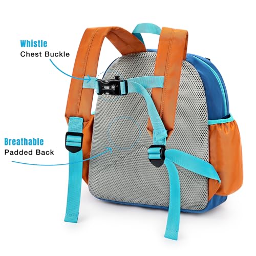 Image of STEAMEDBUN Toddler Backpack for Boys 2-4: Kids Backpack Boys Girls - Preschool Kindergarten Daycare Backpacks - 12 inch