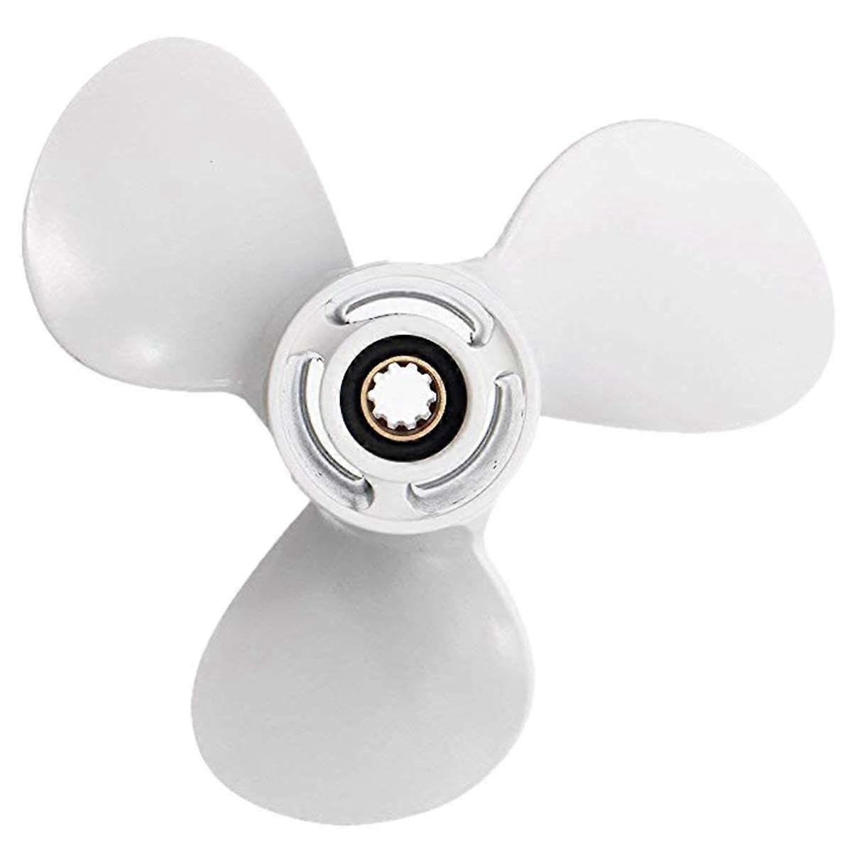 Joyhappst Image Color 9-7/8 X 12 Marine Outboard Propeller For 20-30Hp 664-45954-01-El Aluminium Alloy Marine Propeller 1