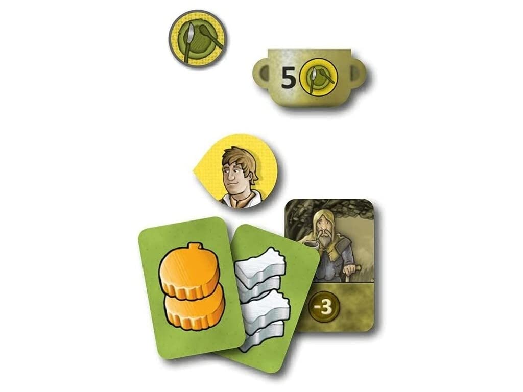Asmodee Agricola, Wielokrotnie nagradzana strategiczna gra planszowa | Dla dorosłych i młodzieży, od 12 lat, 1-4 graczy, 90 minut na grę, hiszpański