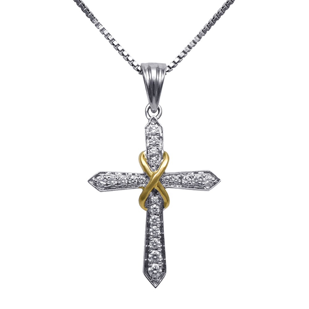 Pride Diamond Collections 18k Yellow Gold and Diamond Pendant-image-46