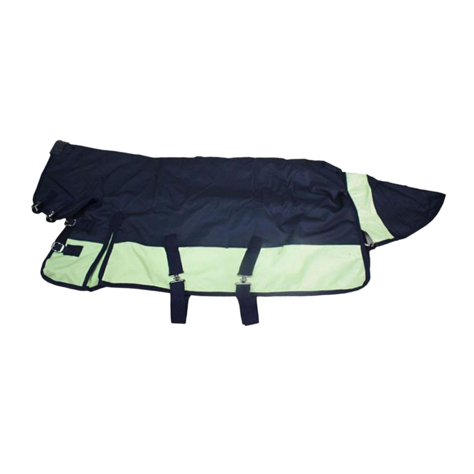 Perfeclan Manta de Invierno para Caballos con Cubrecuello, Resistente Al Frío, Cálida, Transpirable, Resistente Al Viento, Impermeable, Ropa Ecuestre