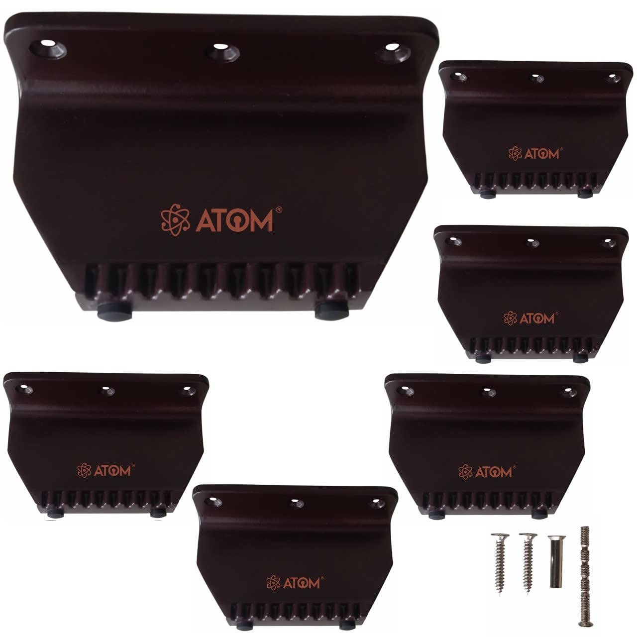 Atom Foot Operated Door Opener, AD Aluminium Door Pedal for Contactless Handsfree Safety Access, Step and Pull Strong Door Opener (Brown Color), Pack of 1 — Amazon image 13