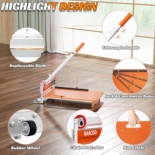 NAACOO Heavy Duty Vinyl Floor Cutter