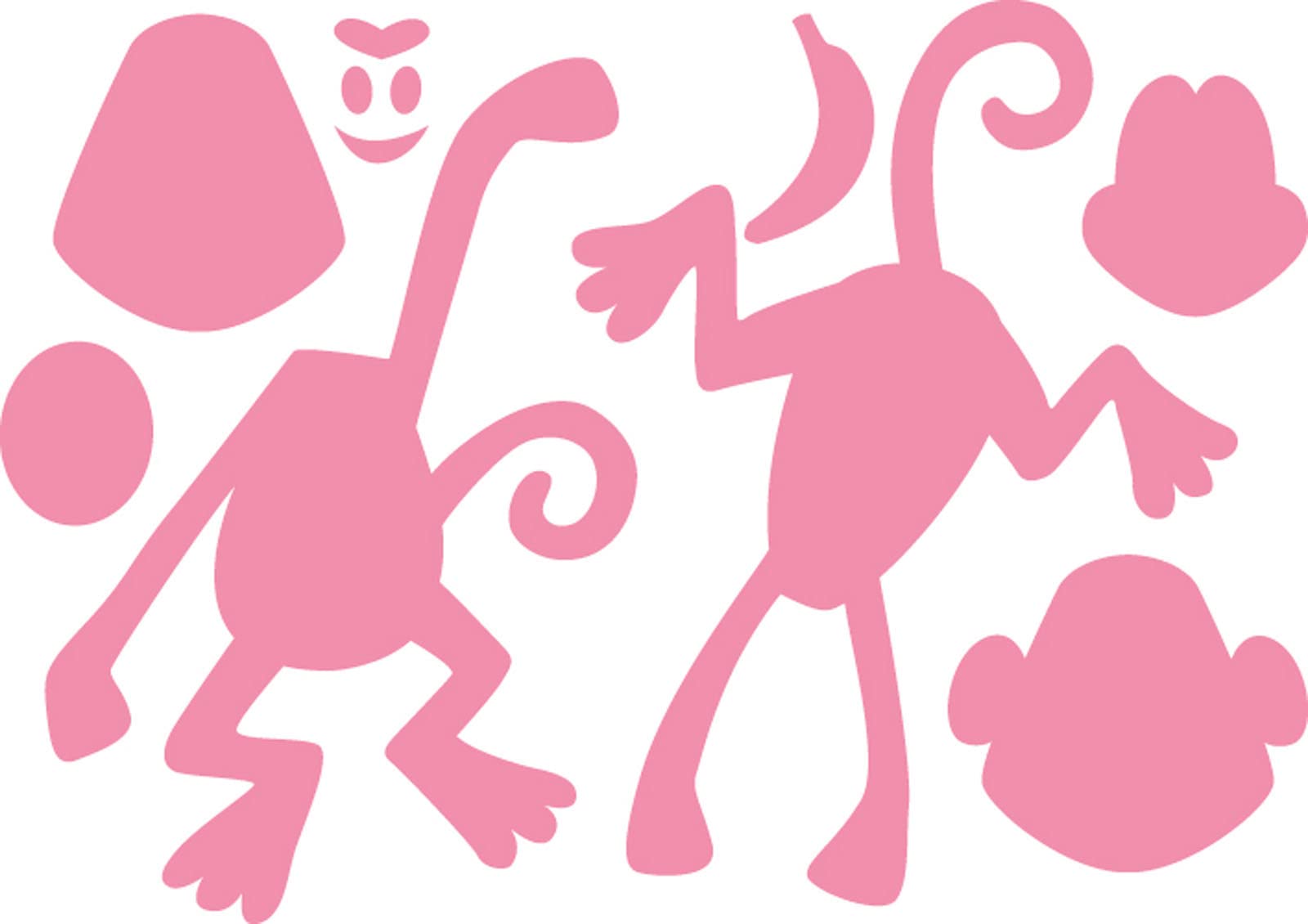 Marianne Design Collectables Cutting Dies - Eline's Monkey COL1399