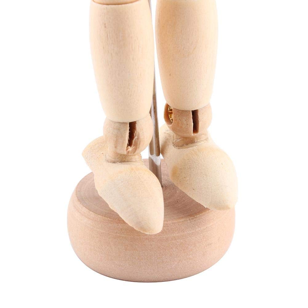AXITWXIT Figuur, mannequin, tekenbenodigdheden, voor kunstenaars, model voor schetsen, schilderen, set met mannelijk en vrouwelijk figuur, huidkleur
