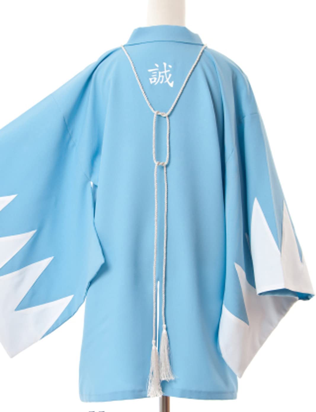 [WELLERS] 新撰組 だんだら 羽織 フリーサイズ コスプレ 衣装 セット鉢巻+羽織紐+背割れ有り