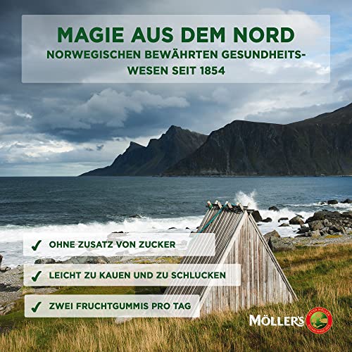 Möller's Omega 3 Kapseln für Kinder | Natürliche Omega 3 Fischtran mit Tutti Frutti | Mit DHA und EPA | Leicht zu kauen | Ohne Gluten, Laktose und Zucker | 72 Stück 5