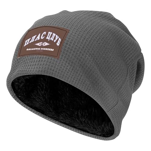 Bonnet léger à motifs de lettres gris pour femme et homme mode casual
