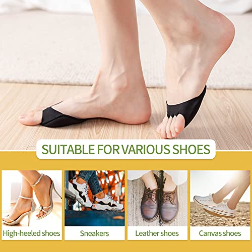 Image of SooGree Ball of Foot Cushions (5 Pairs Black)