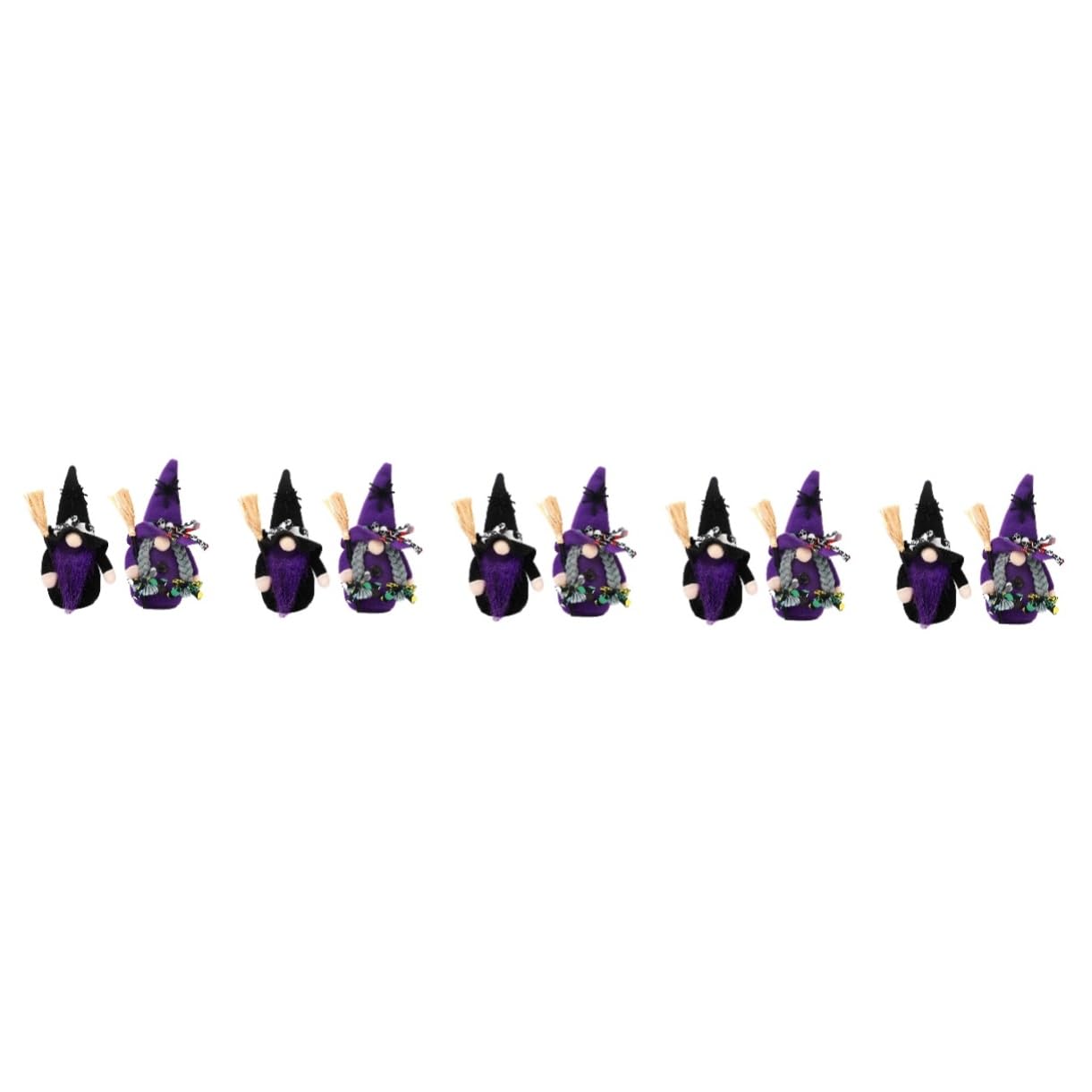 Décor de sorcière poupée d'halloween gnome pour fête et action de grâces