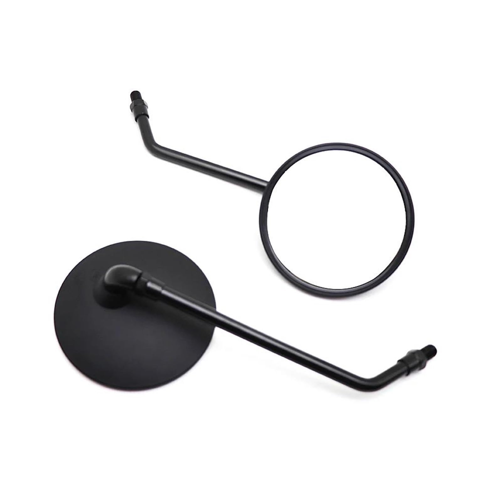 Rétroviseurs latéraux Rétroviseur De Moto, Rétroviseurs De Moto Rotatifs 1 Paire De Rétroviseurs Latéraux Ronds pour BMW R Nine T R1200GS S1000RR F800R Rotatif(Noir)