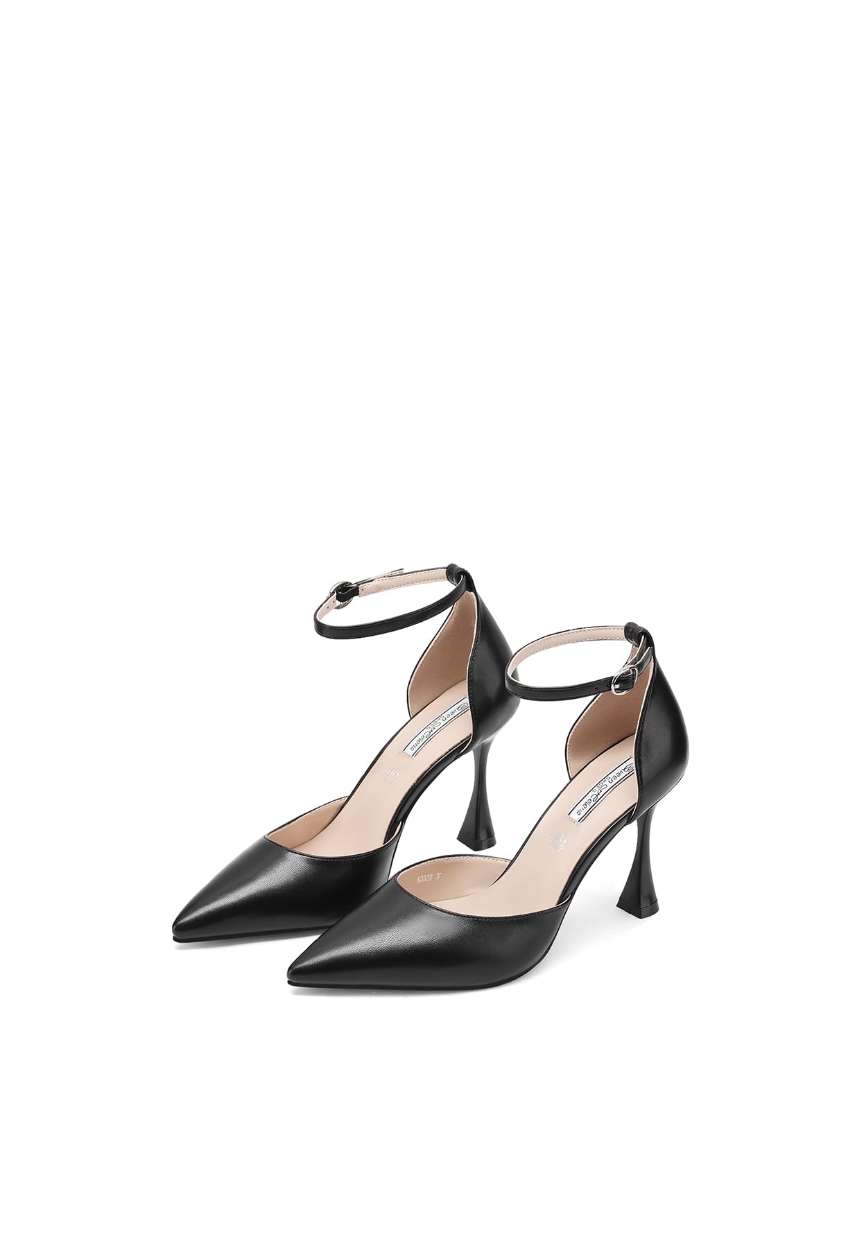 QUEEN HELENA Décolleté Donna con Tacco Alto Svasato Scarpe Eleganti K3328