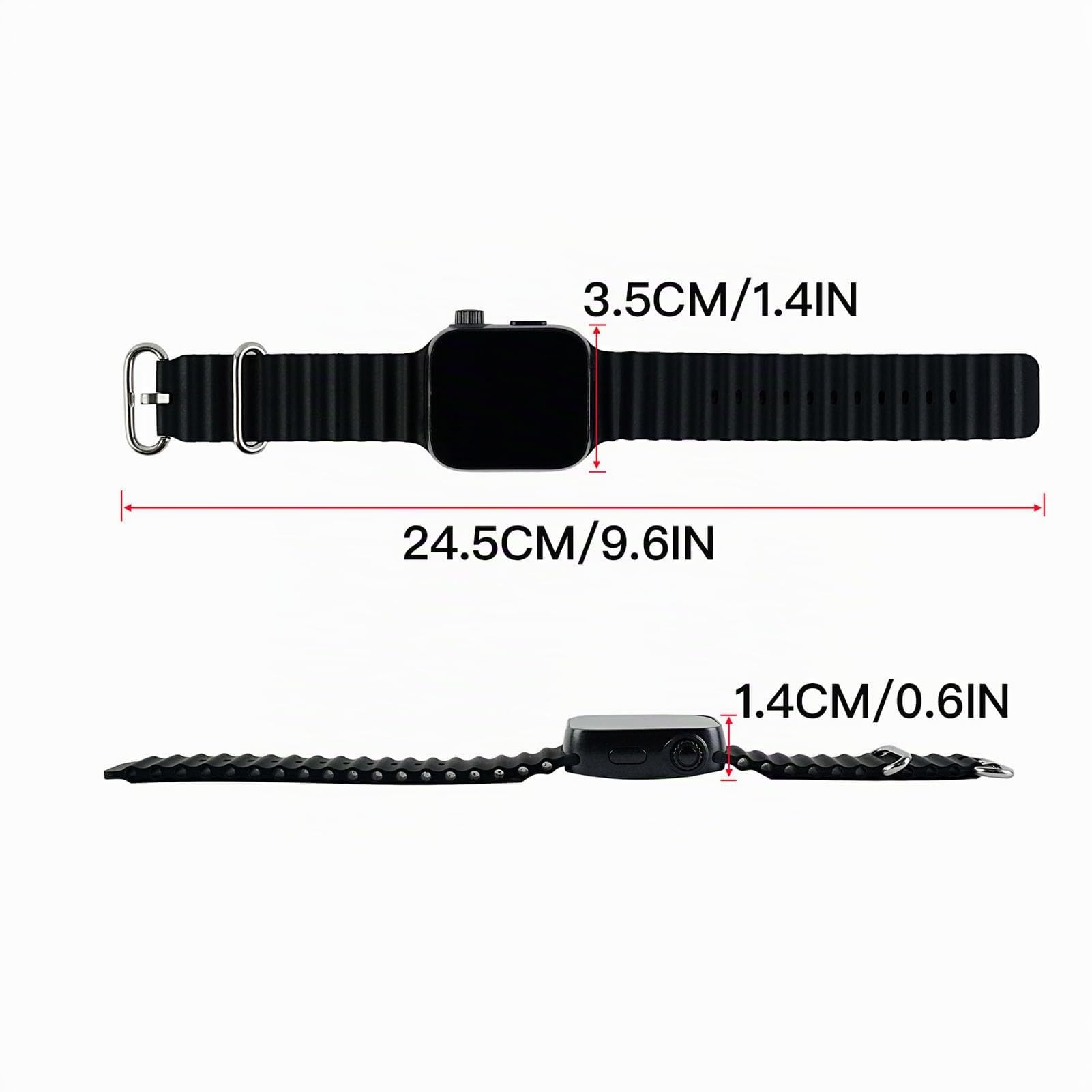 Bewinner Montre Métronome Vibrante, Métronome électronique Portable Réglable 40-240 BPM avec Mode Sport écran LCD Métronome de Poignet Rechargeable pour Musiciens Fitness