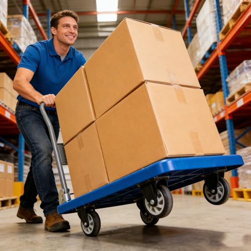 Carretilla plegable de mano resistente 660 lb Gecheer miniatura 5