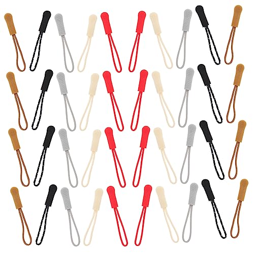 OSALADI Pcs Non-Slip Tail Ropes for Zipper Pulls Easy to Install Coats Backpacks Tents Zipper Replacement Parts