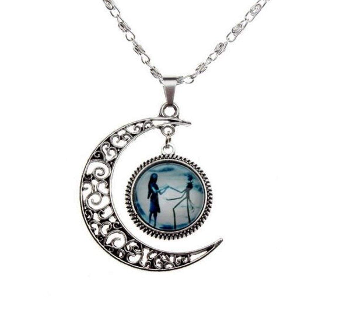 U And Mejewelry Charm Crescent Moon Necklace Nightmare Before