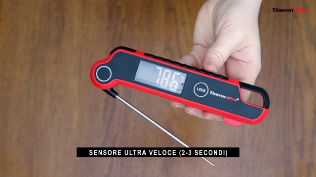Termometro Alimenti ThermoPro TP19B - Lettura Istantanea 2-3 Secondi, Impermeabile, Per Carne E Cucina - Foto 11