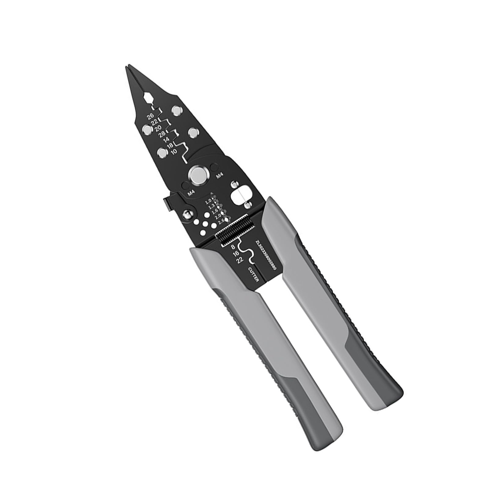 Professional Wire Crimper with Antislip Grip Handle Wire Connectors Crimping Tool Multifunction Stripping Cutting Pliers Stripping and Crimping Pliers