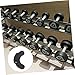BESPORTBLE 12pairs Gym Dumbbell Holder Dumbbell Rack Slot Pad Fitness Supplies Protection Pad
