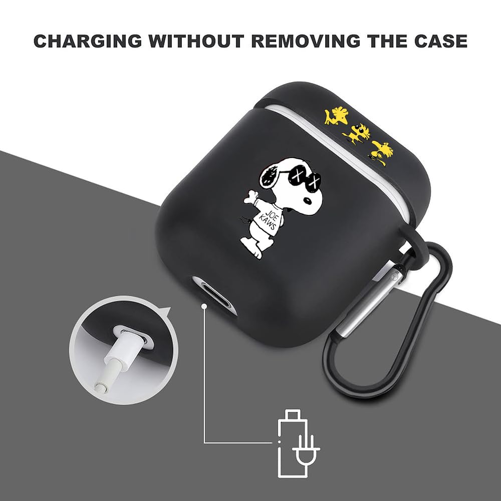 Amazon | Airpods ケース AirPods 第1/2世代 スヌーピー エアーポッズ