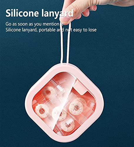 Hair Tie Organizer,Portable Travel Earphone Holder,Multi-Functional Cotton Swab Box Storage Box,Hung Hairpin Small Items Organizer On Desktop #TOP7