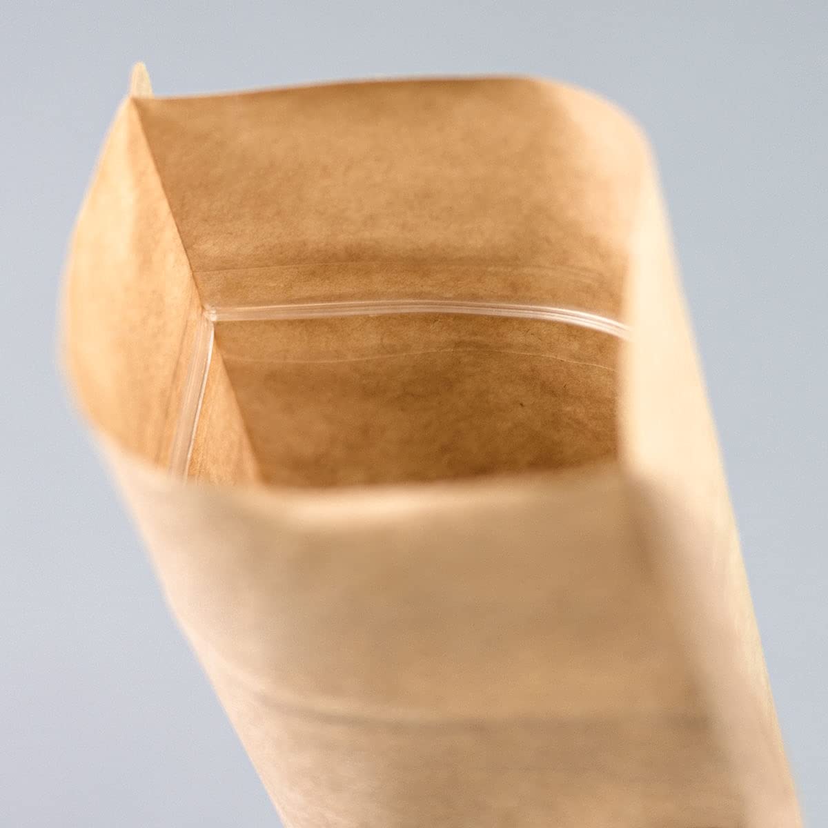 1.000 Stück Bodenbeutel braun aus Kraftpapier mit Druckverschluss | 110 x 65 x 185 mm Inhalt: 250 ml | lebensmittelecht und aluminiumfrei | HUTNER
