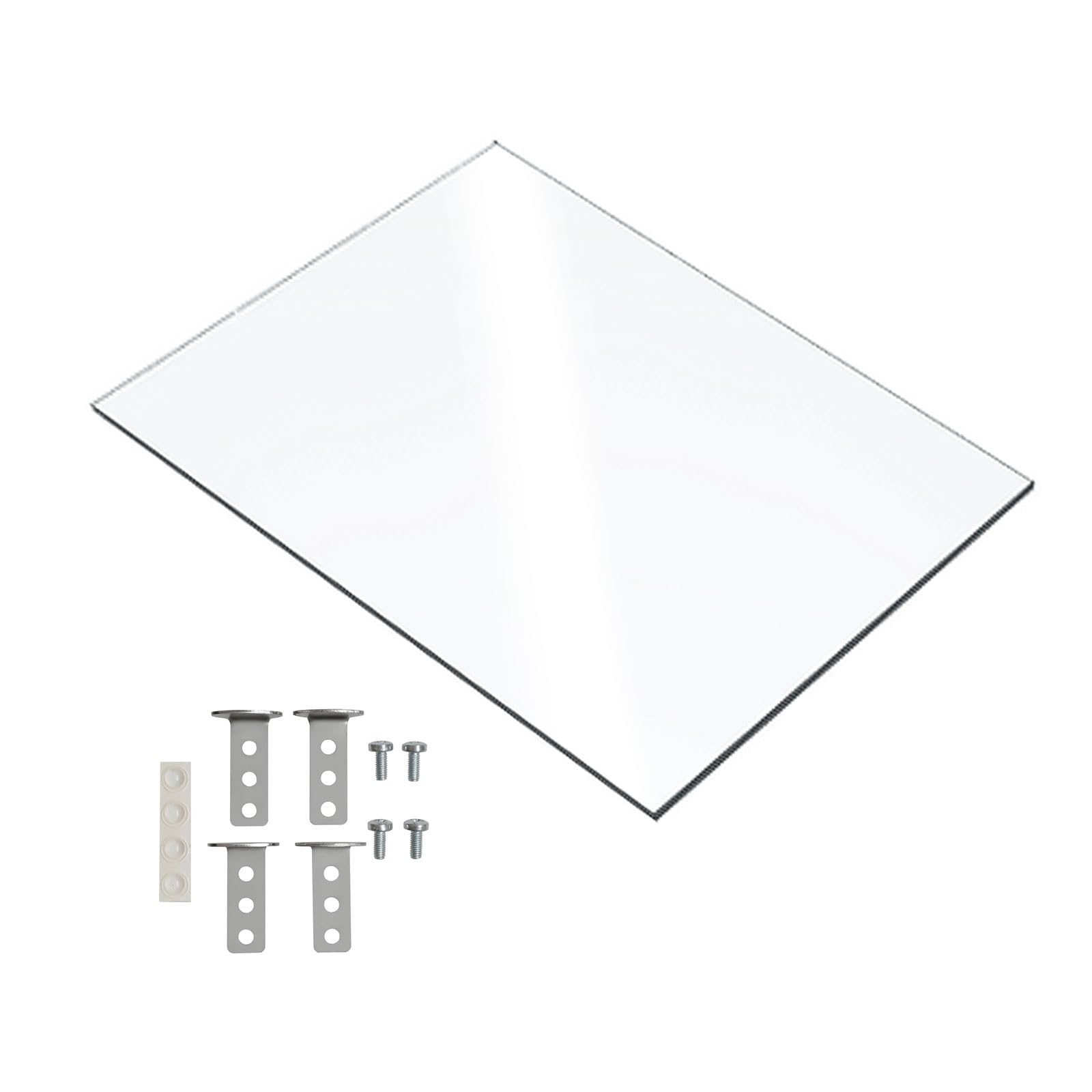 Acrylic Shelves to Fit Blaliden Cabinets - 320mm x 287mm x 4mm - Collectable Display - Extra Shelves (DSA/BL+) (With Metal Brackets, 1)