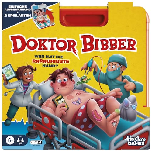 Hasbro Games Doktor Bibber elektronisches Brettspiel in Einer Tragebox - Deutsche Fassung, Sonstige Hasbro Games Doktor Bibber elektronisches Brettspiel in Einer Tragebox - Deutsche Fassung, Sonstige