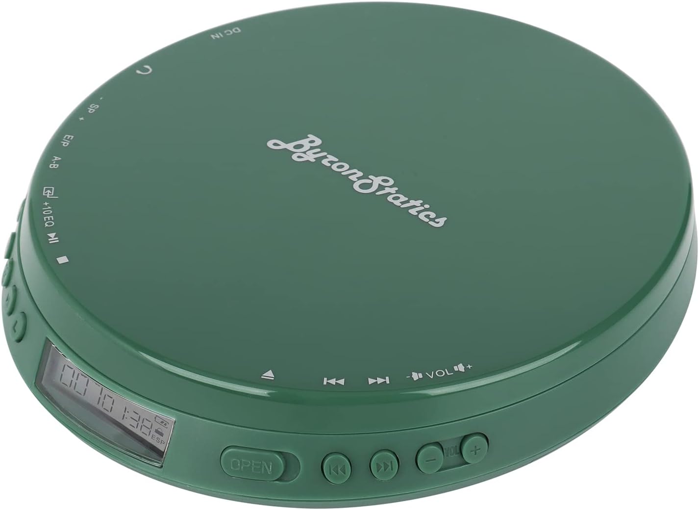 BYRONSTATICS Portable CD Player, Personal Compact Disc