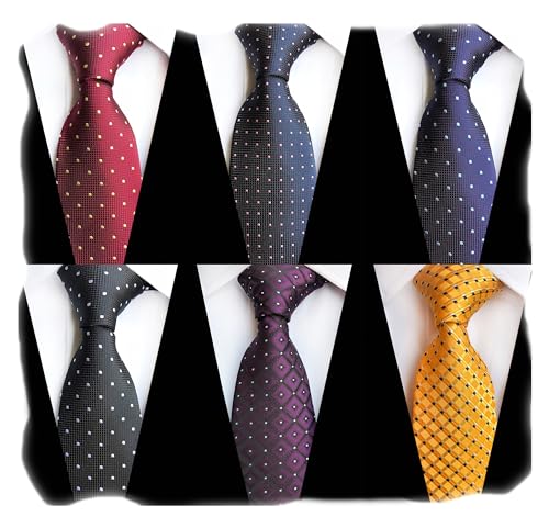 Image of WeiShang Neckties for Men, Classic Formal Tie