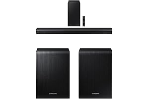 Samsung HW-B550 2.1ch Soundbar w/Dolby Audio and SWA-9200S Wireless Rear Speakers
