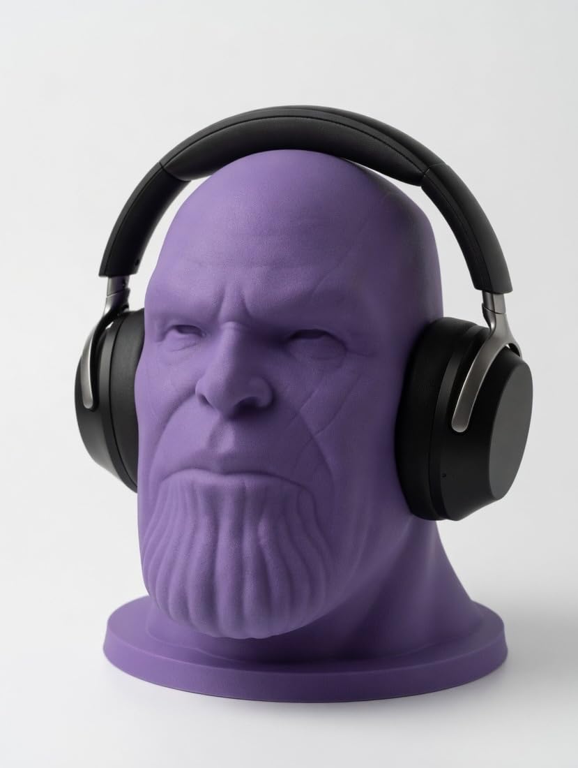 PROLAPS Thanos Headphone Holder Stand for Desk, Gaming Headset Stand Compatible with PS5, Xbox, PC, Desk Organizer for Headphones-image-48