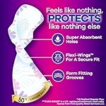 Always Radiant Feminine Pads for Women, Flexfoam Pads with Wings, Size 5, Extra Heavy Overnight Absorbency, Lightly Scented, 26 Count (Packaging May Vary) - Image 2