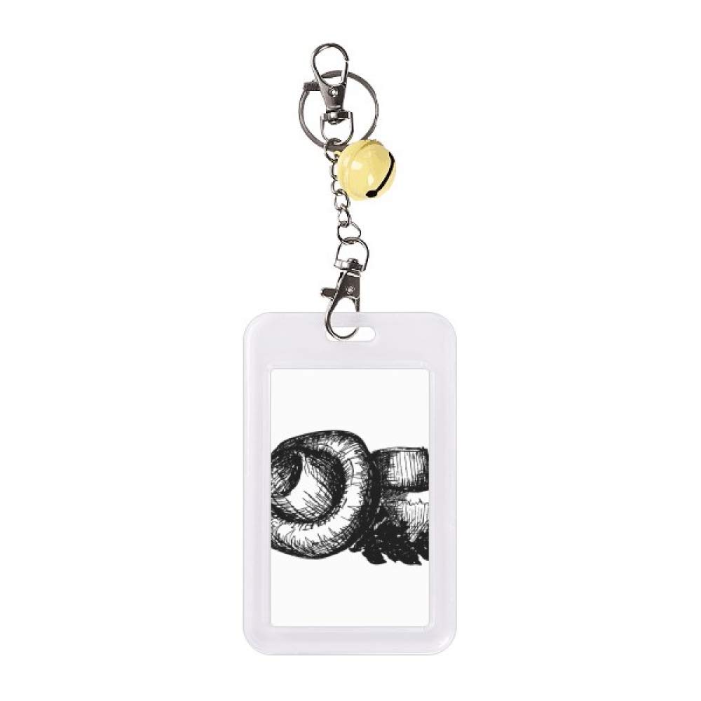 Manchon de protection carte de crédit jaune motif champignon réaliste