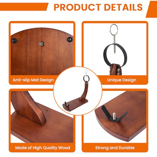 Soporte de Madera para Jamón con Base Antideslizante miniatura 3