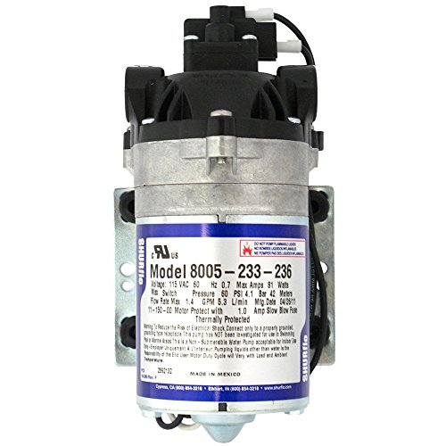 SHURflo 8005-233-236 Demand Pump - 1.5gpm, 60psi, 3/8 FPT, 115VAC No Cord