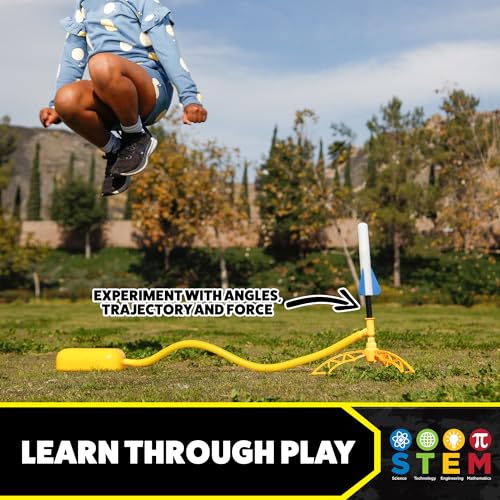 image for Stomp Rocket Jr Glow Rocket Refills, 3 Rockets - Replacement Glow in T