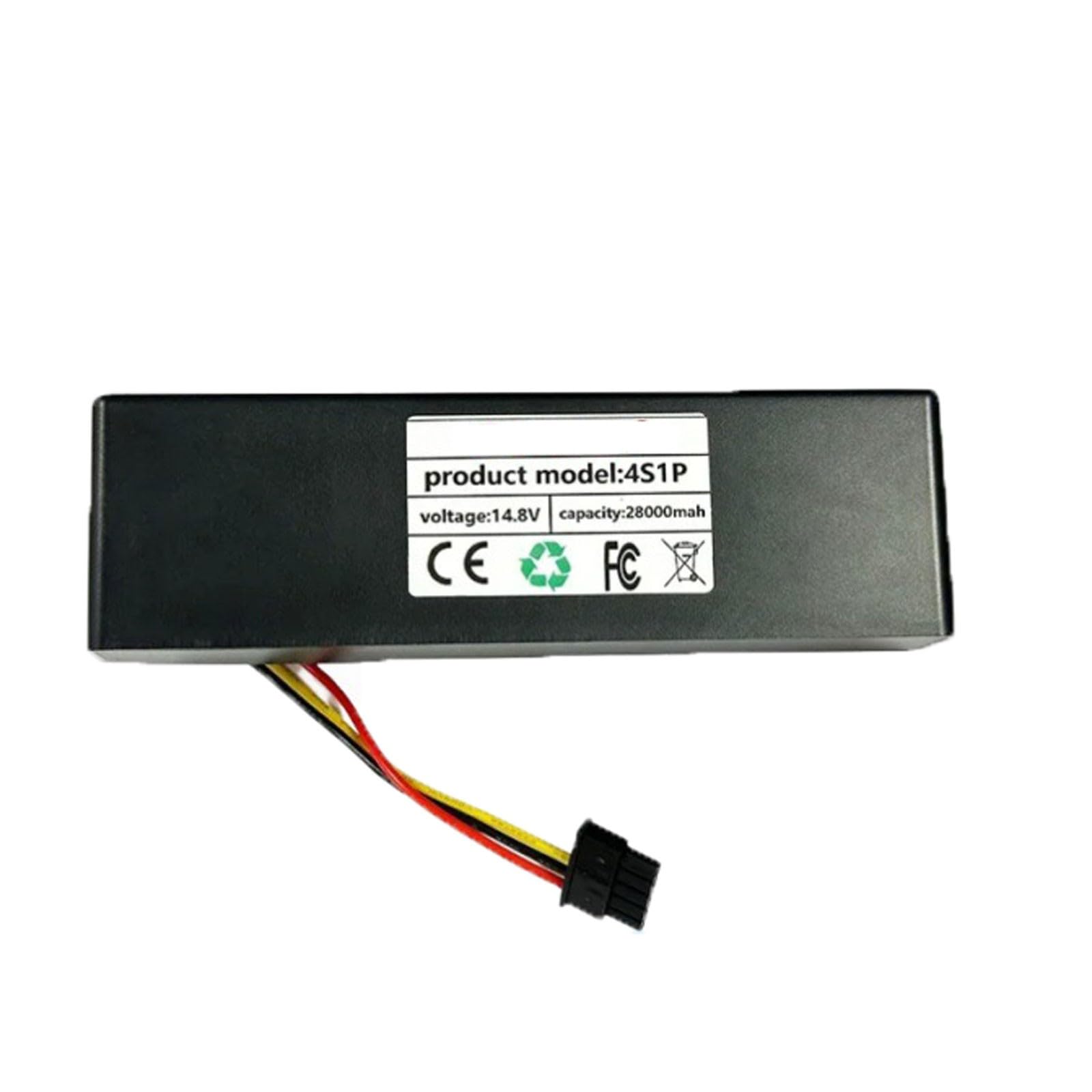 14.8V 28Ah 4S1P Batterie lithium-ion rechargeable Carte de protection BMS intégrée Boîtier en PVC étanche Batterie lithium-ion pour robot 14.8V 28Ah