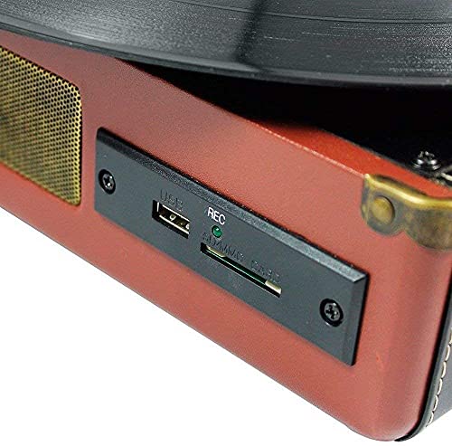 Lauson CL605 Platine Vinyle Bluetooth | Valise Reproducteur Vinyle Portable | Tourne-Disque Trois Vitesse 33/45/78 avec… - Les Beatles, Paul McCartney, John Lennon, RIngo Starr, George Harrison Lauson CL605 Platine Vinyle Bluetooth | Valise Reproducteur Vinyle Portable | Tourne-Disque Trois Vitesse 33/45/78 avec… – Image 7