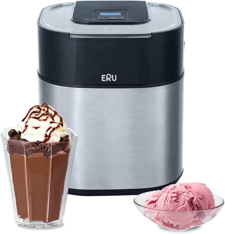 ERU アイスクリームメーカー Amazon | アイスクリームメーカー LeadSelect 1.5L 大容量 簡単