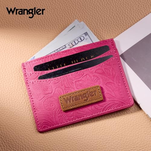 Image of Montana West X Wrangler Rfid Card Holder Small Women's Wallet Thin Minimalist Credit Card Case Card Protector