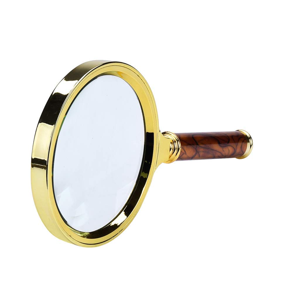 Loupe, éducative, recherche, poignée colorée de 80 mm, aide à la lecture, zoom 10x, bijoux à grossissement élevé, lentille optique de bienfaisance