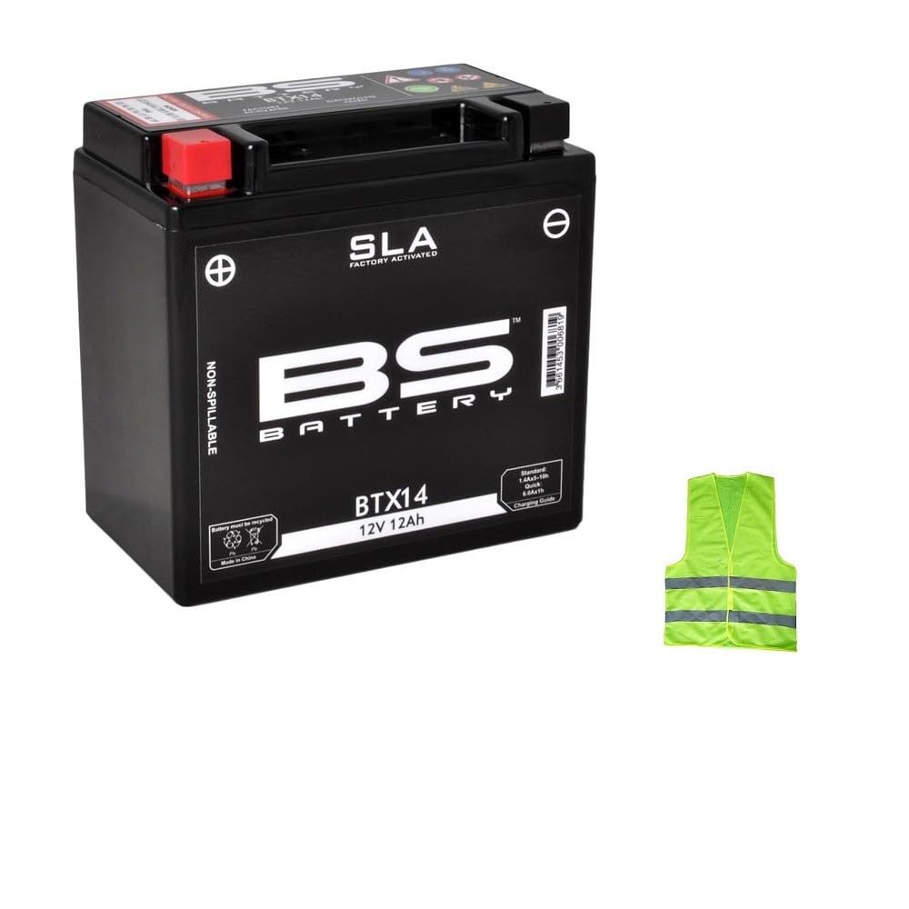 Compatible Avec BMW R GS 1250 De 2019 à 2019 De 2019 à 2019 De 2019 De 2019 De 2019 De 2019 à 2019 De 2019 à 2019 De Batterie Déjà Prête à L'emploi, Batterie Active 14 Ah