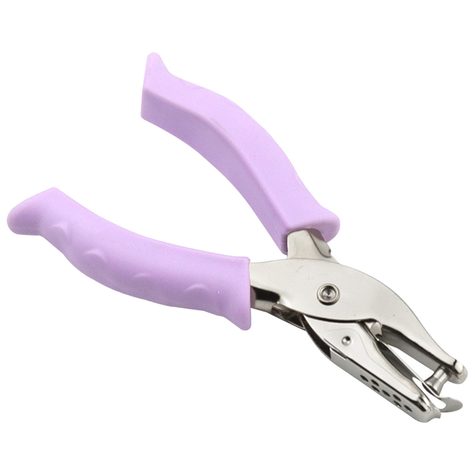 Metal Handheld Paper Punching Scrapbooking Clothes Single Hole Punches Round Circles Hole Craft Shape Cutter Ergonomic Puncher